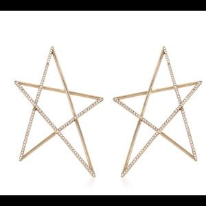 RebeccaMinkoff Goldtone Crystal SuperNovaEarrings